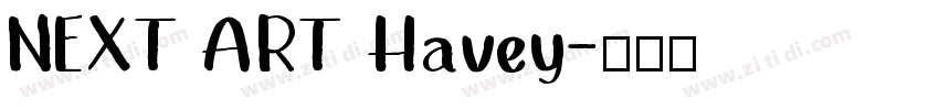 NEXT ART Havey字体转换